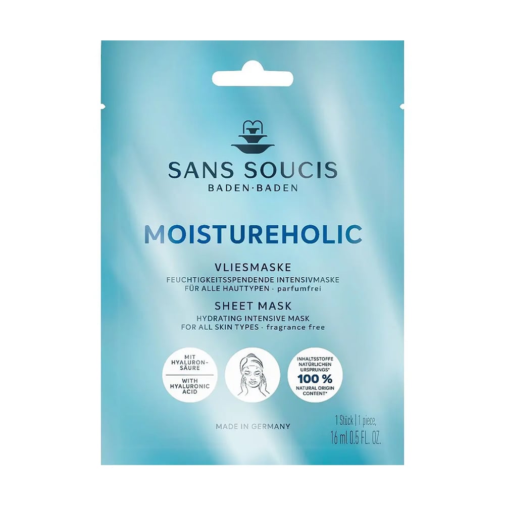 Зволожувальна тканинна маска для обличчя Sans Soucis Moistureholic, 16 мл